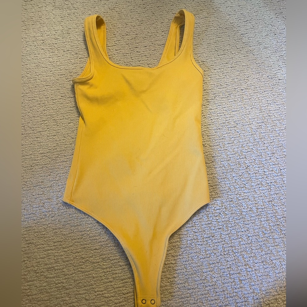 Abercrombie Scoop-neck Ribbed Bodysuit
